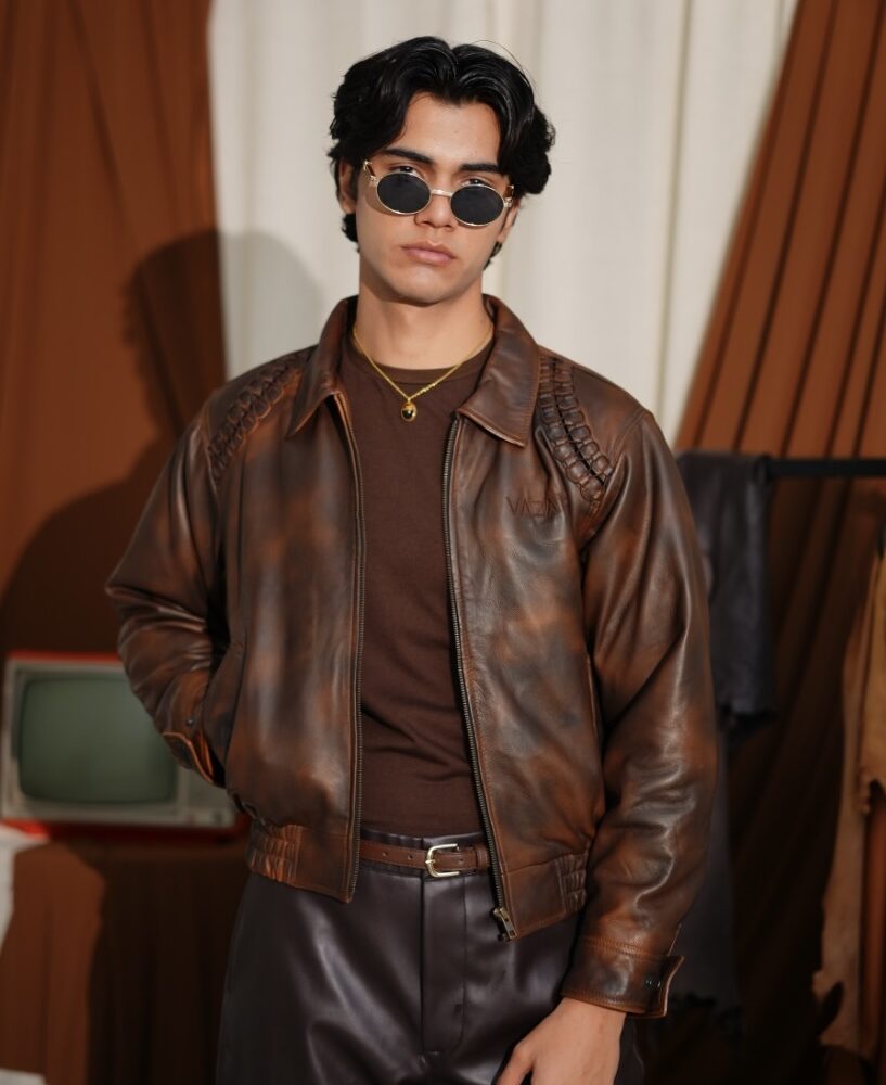 Iron Patina Bomber Jacket (Unisex)